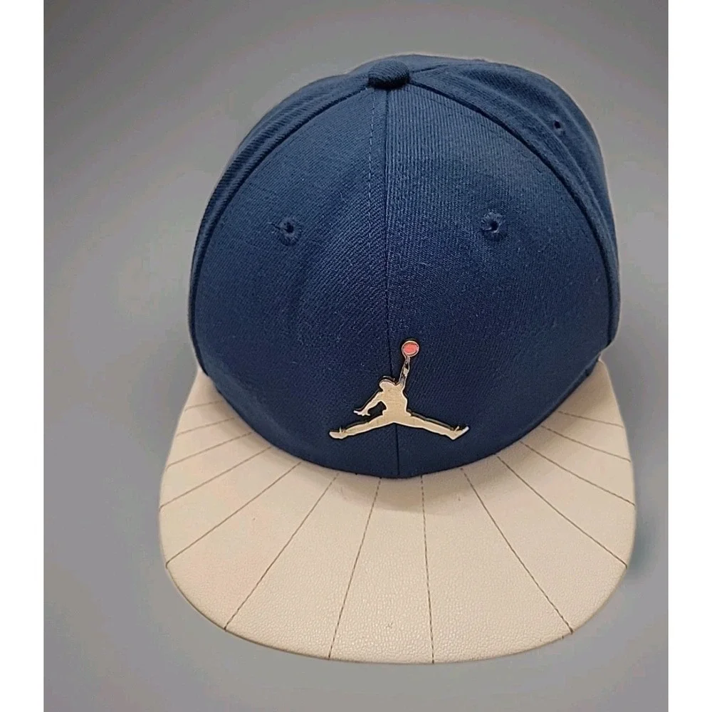 Nike Jordan Cap Jumpman Air Blue White Strapback Hat Youth Size‎ 8-20